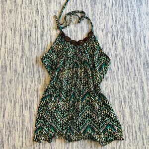 Vintage y2k‎ beaded halter top
